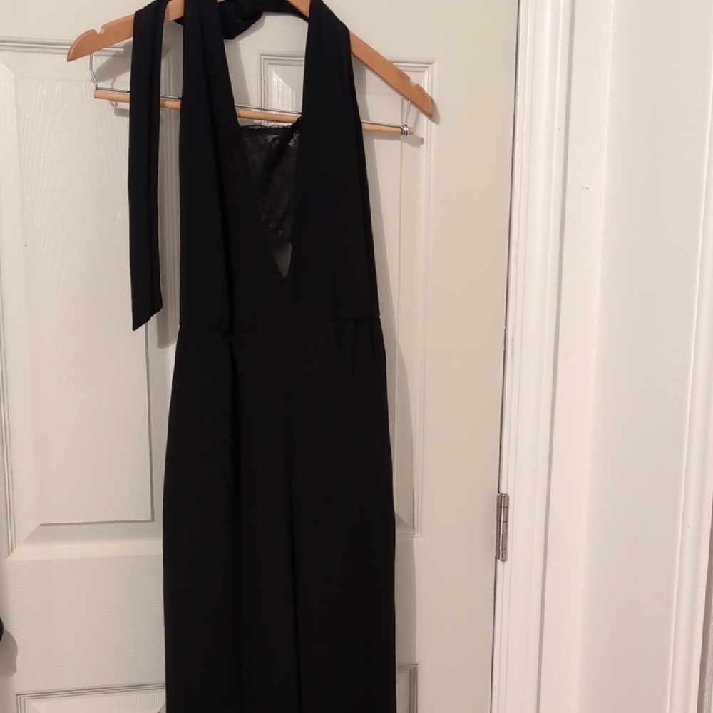 Guess by Marciano Elegant Black Halter Dress